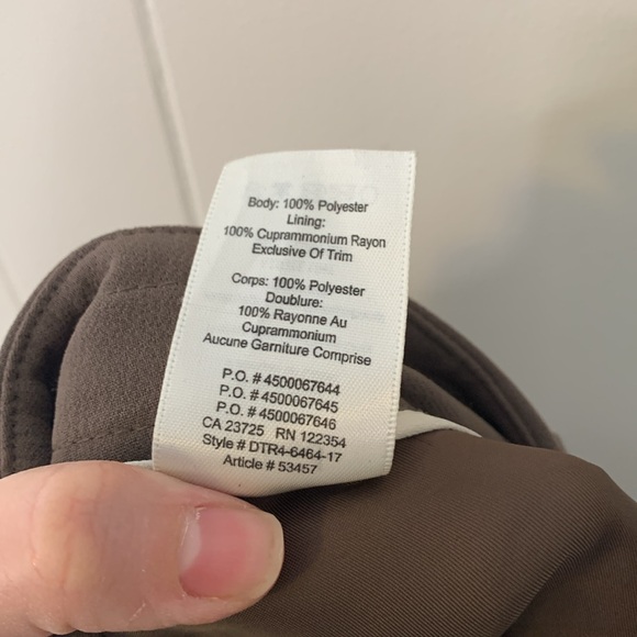 Wilfred Aritzia Taupe Cropped Pants Size 4 - Picture 8 of 8